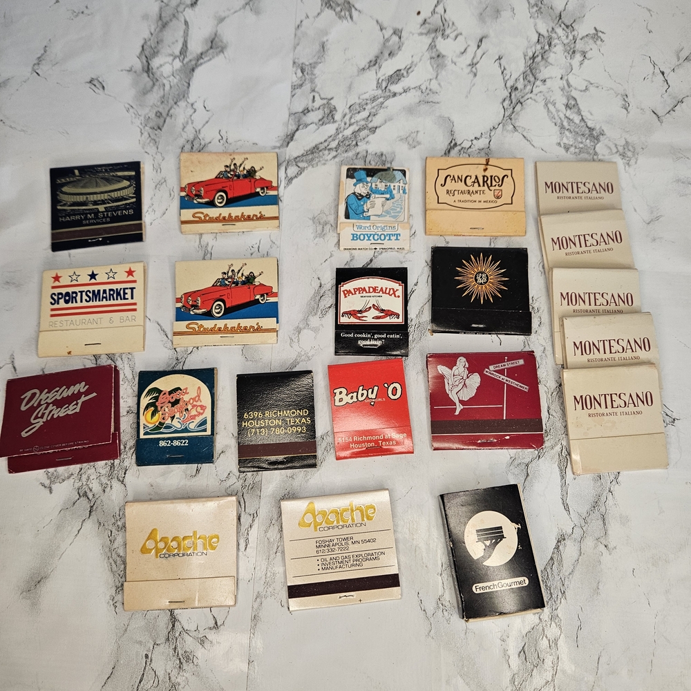 Vintage Matchbook Collection
